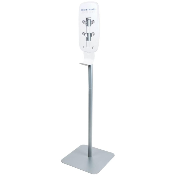 Επιδαπέδιο σταντ για αυτόματα Dispenser PURELL και Gojo Χρωμιου 2423