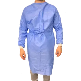 Ιατρική προστατευτική ρόμπα μιας χρήσης non-woven one size 1 τεμάχιο