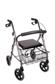 Περιπατητήρας Rollator τεσσάρων τροχών αλουμινίου AT51003