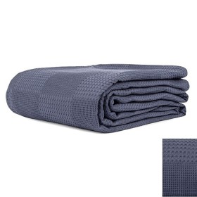 Πικέ κουβέρτα γκρι για διπλό κρεβάτι - 240 x 260 εκ 5τμχ