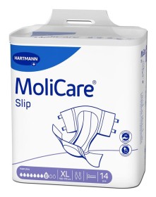 Πάνες ακράτειας Νύχτας Molicare Flash Slip Super Plus (XL) - 8 drops 14τμχ