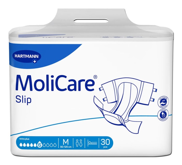 Πάνες ακράτειας ημέρας Molicare Flash Slip extra plus (M) 6 Drops 30 τμχ