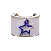 Charms στηθοσκοπίων - Causes Blue Star of Hope