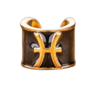 Charms στηθοσκοπίων με τα σύμβολα των ζωδίων Pisces - Ιχθείς