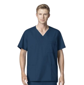 Ιατρική Μπλούζα Ανδρική Wonderwork V-Neck Caribbean Blue
