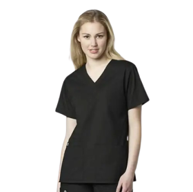 Ιατρική Μπλούζα Γυναικεία Wonderwork V-Neck Black